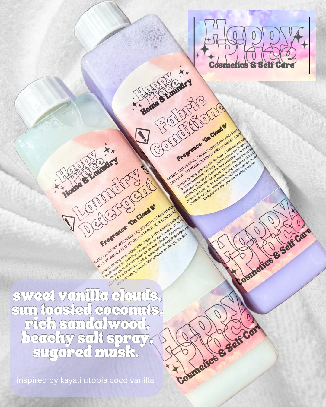Laundry Detergent & Fabric Conditioner ‘Sugar Shores’ Bundle