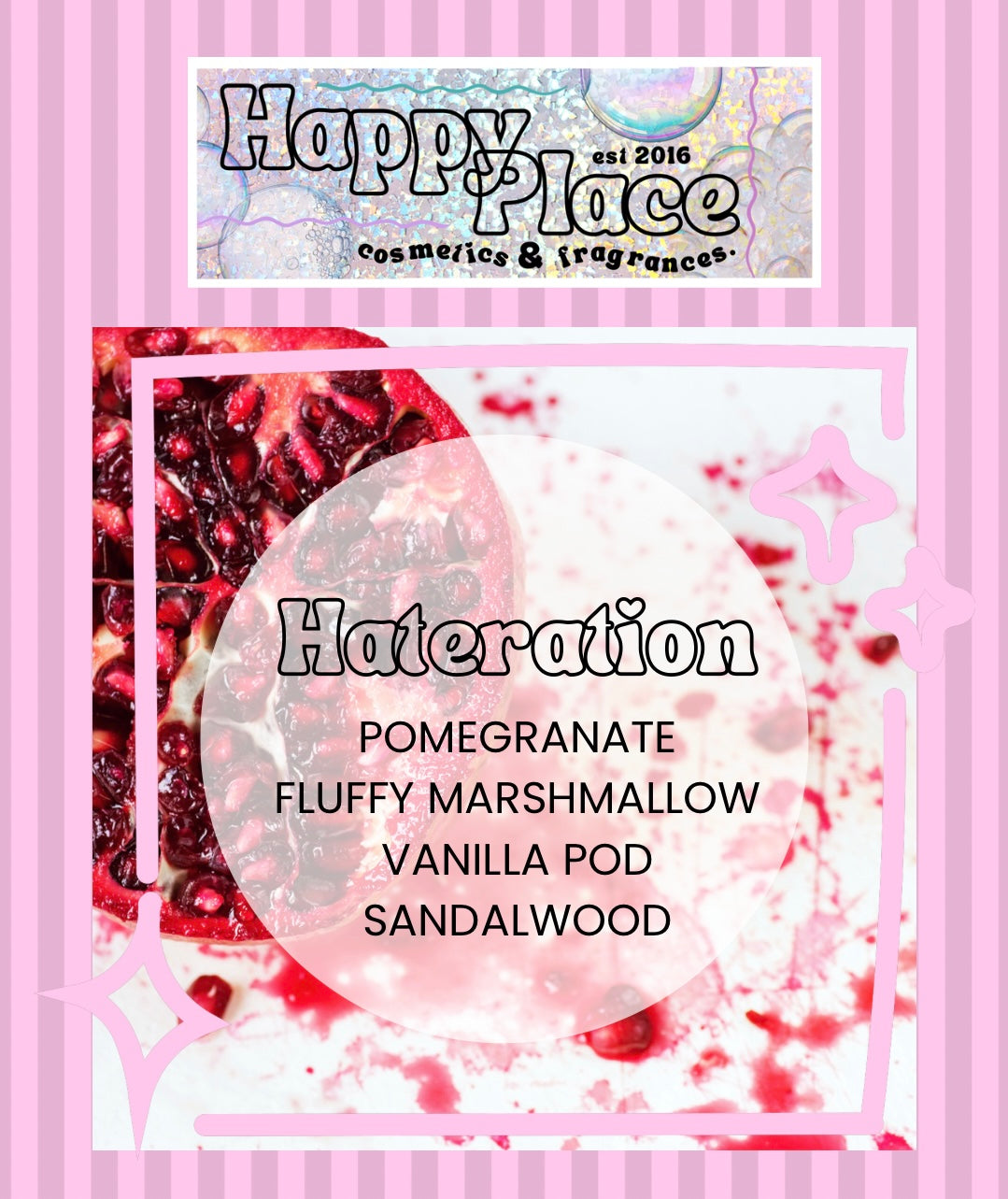 ‘Hateration’ Happy Place Fragrance- Eau De Parfum