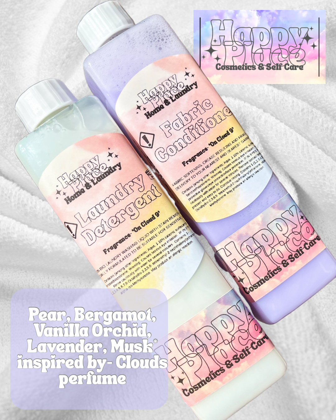 Laundry Detergent & Fabric Conditioner ‘On Cloud 9’ Bundle