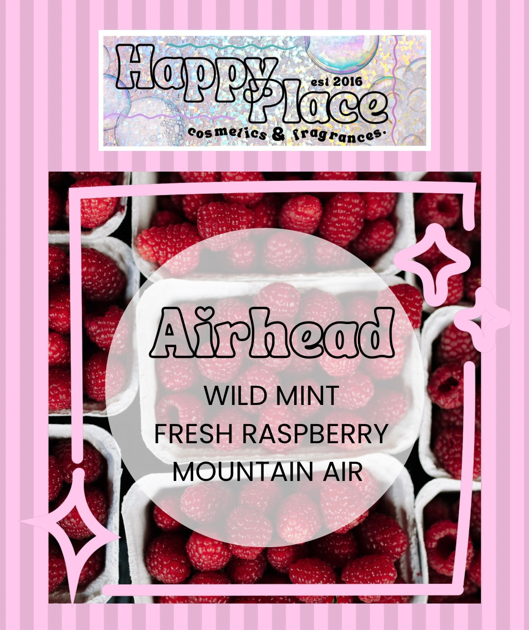 ‘Airhead’ Happy Place Fragrance- Eau De Parfum