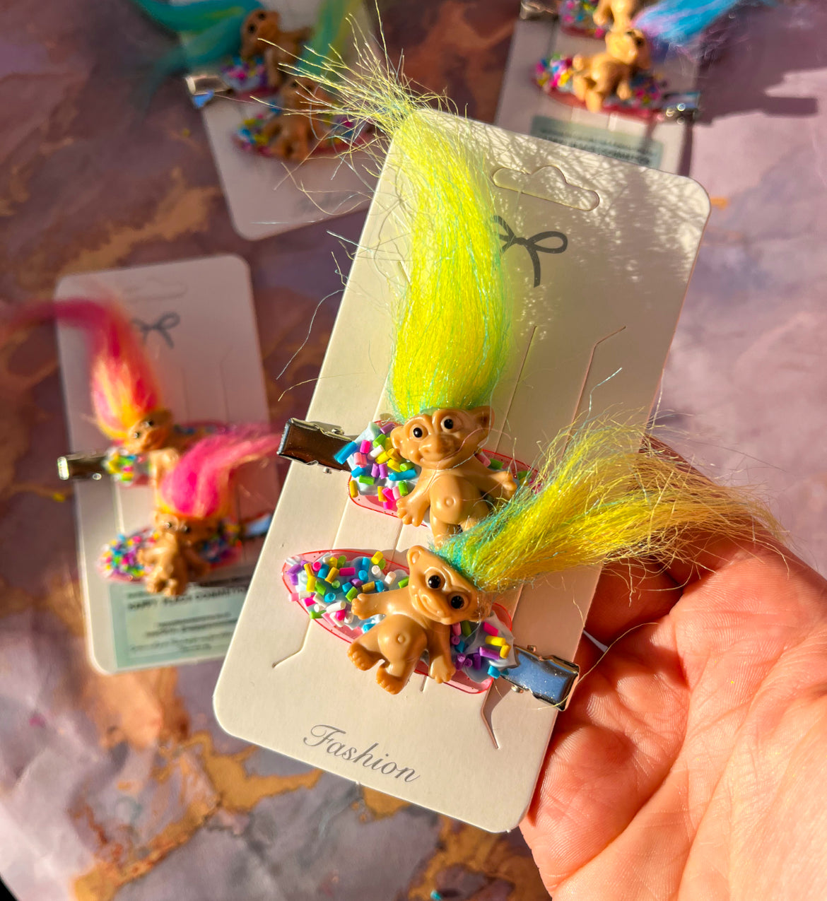 GRWM Handmade Hair Clips - Internet Troll