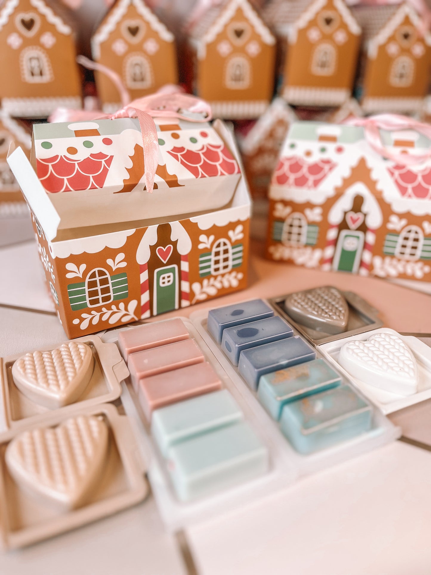 Gingerbread House Wax Melt Set Four
