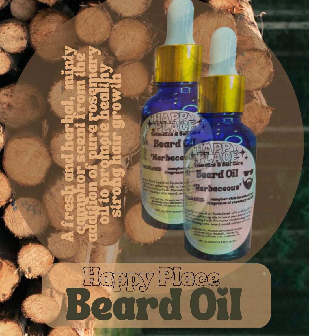 ‘Herbaceous’ Beard Oil 80g/30ml