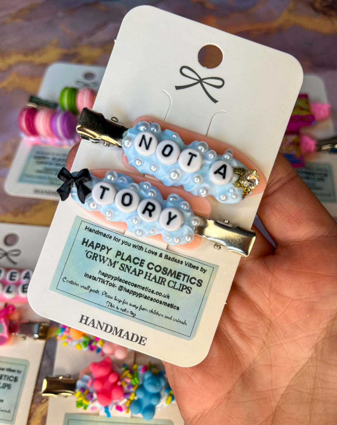 GRWM Handmade Hair Clips - Not A Tory
