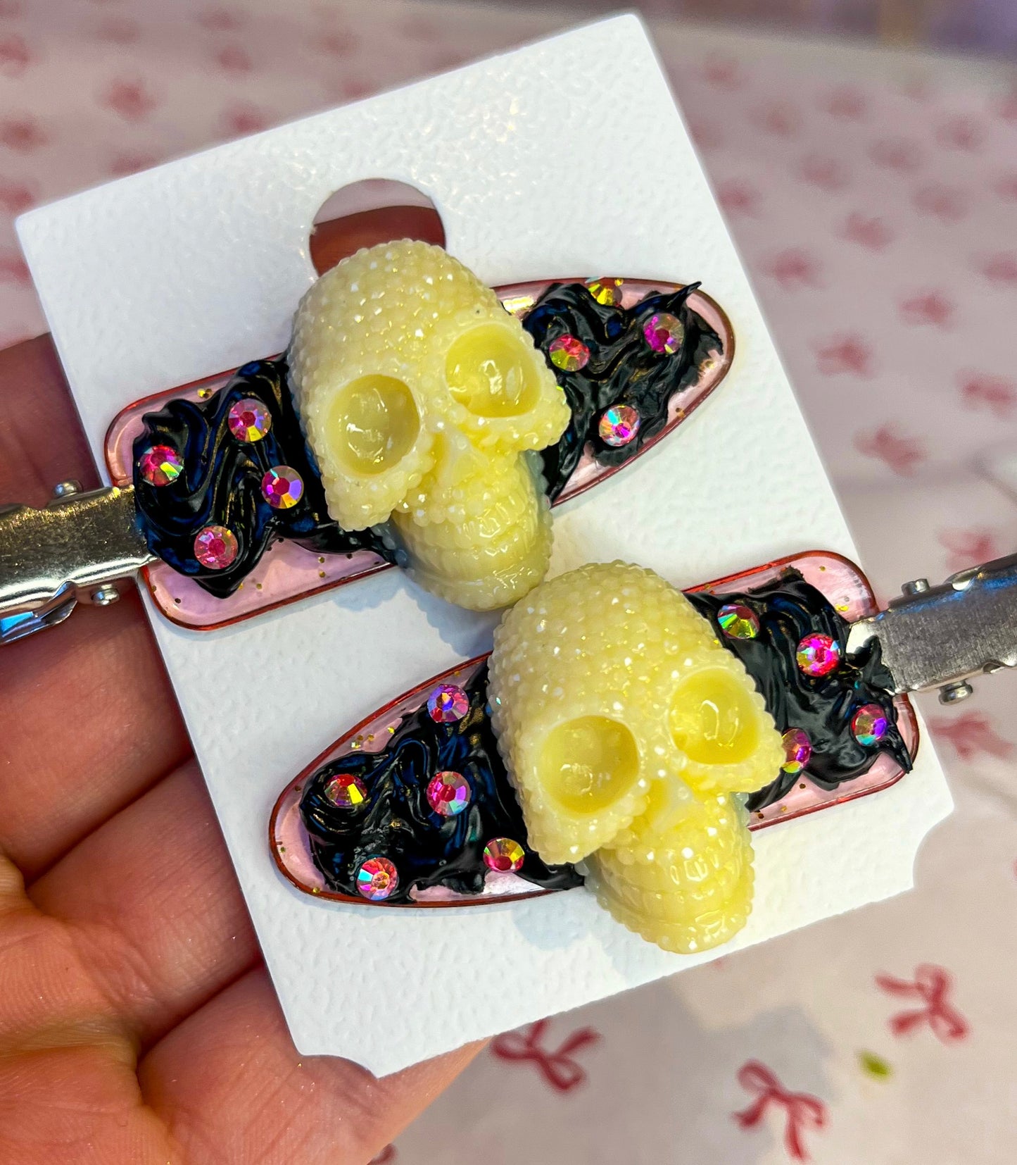 GRWM Handmade Hair Clips - Goth-ing Cute