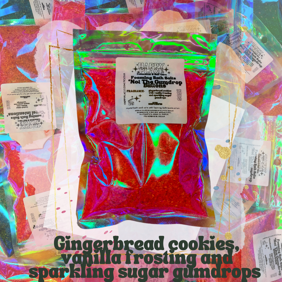 Foaming Crystal Bath Soak Salts ‘Not The Gumdrop Buttons’