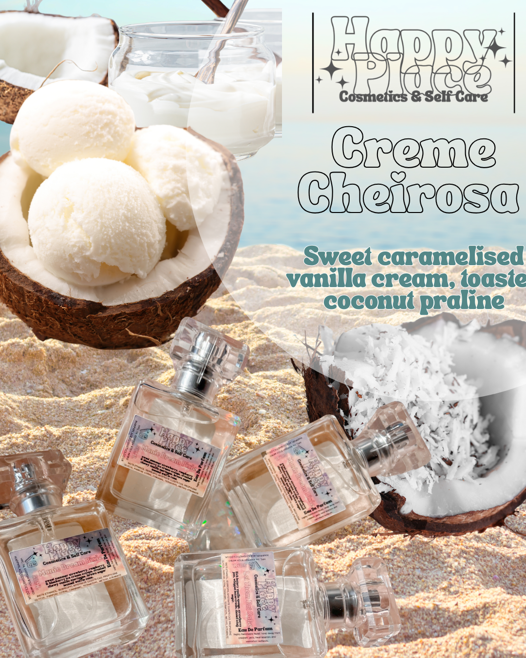 50ml ‘Creme Cheirosa’ Happy Place Fragrance- Eau De Parfum