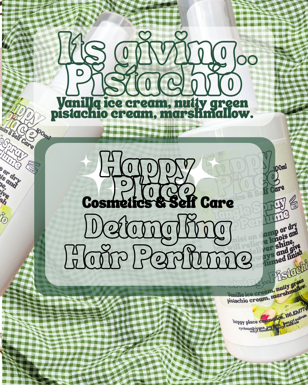 It’s Giving Pistachio- Detangling Hair Perfume