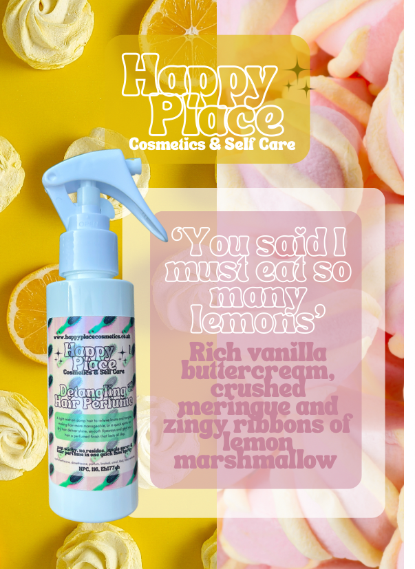 You said I must eat so many lemons- Detangling Hair Perfume