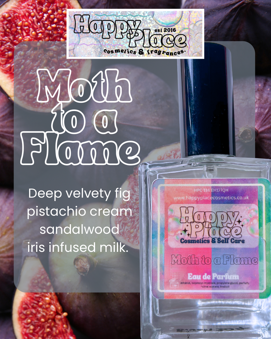 Moth to a Flame- Happy Place Fragrance- Eau De Parfum