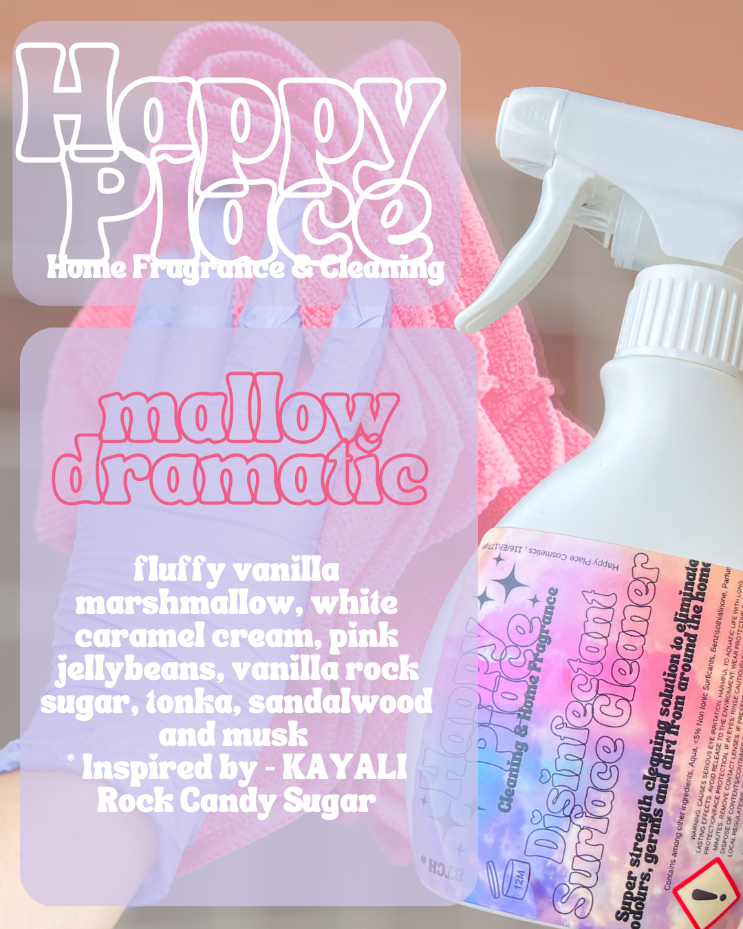 Disinfectant Surface Spray - ‘Mallow Dramatic’