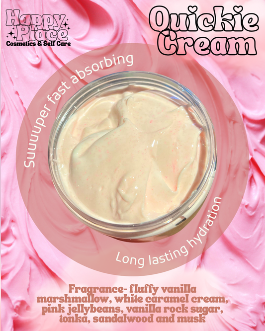 ‘Quickie Cream’ Face & Body Lotion- Mallow Dramatic
