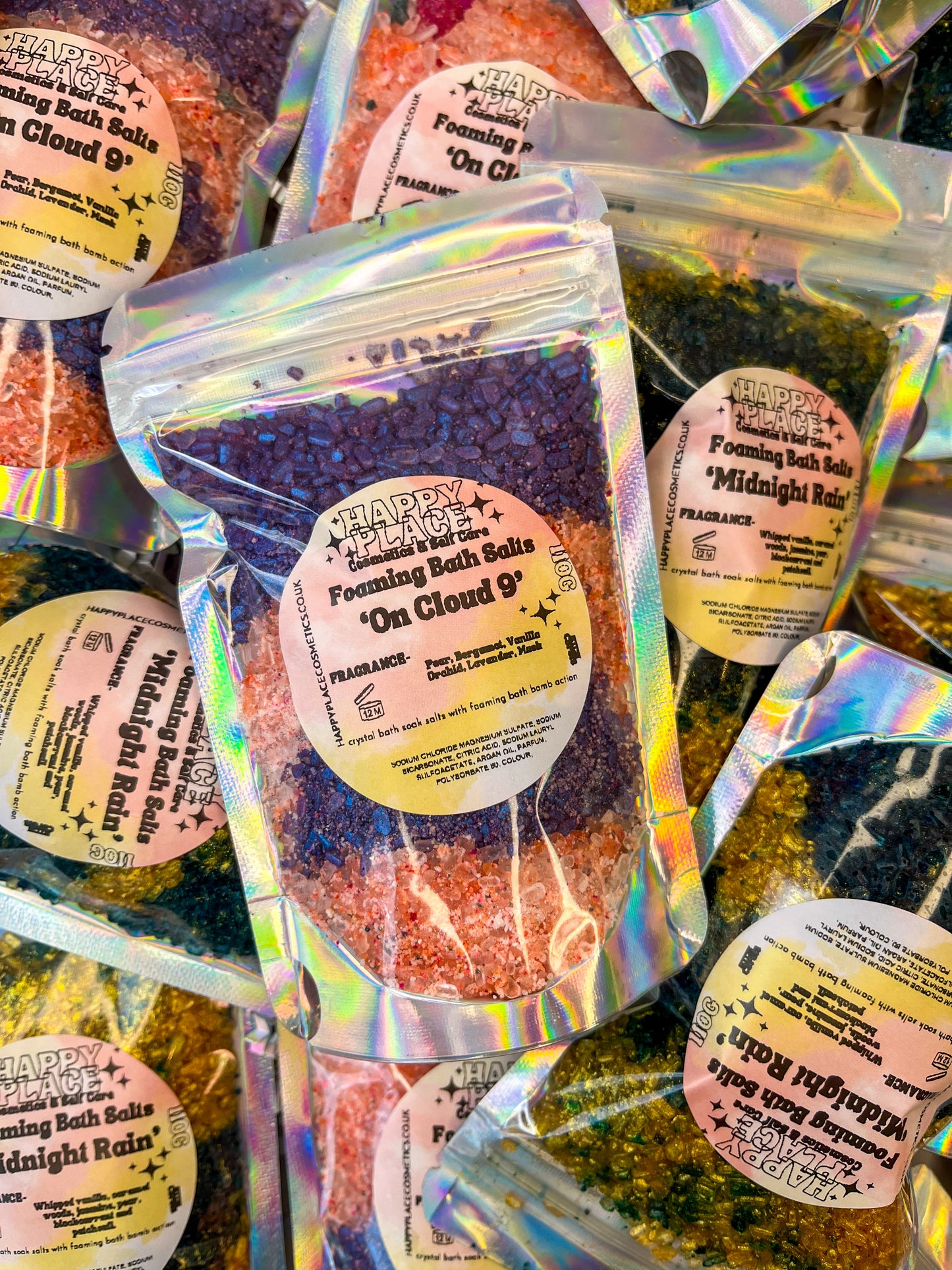 On Cloud 9 Foaming Crystal Bath Salts