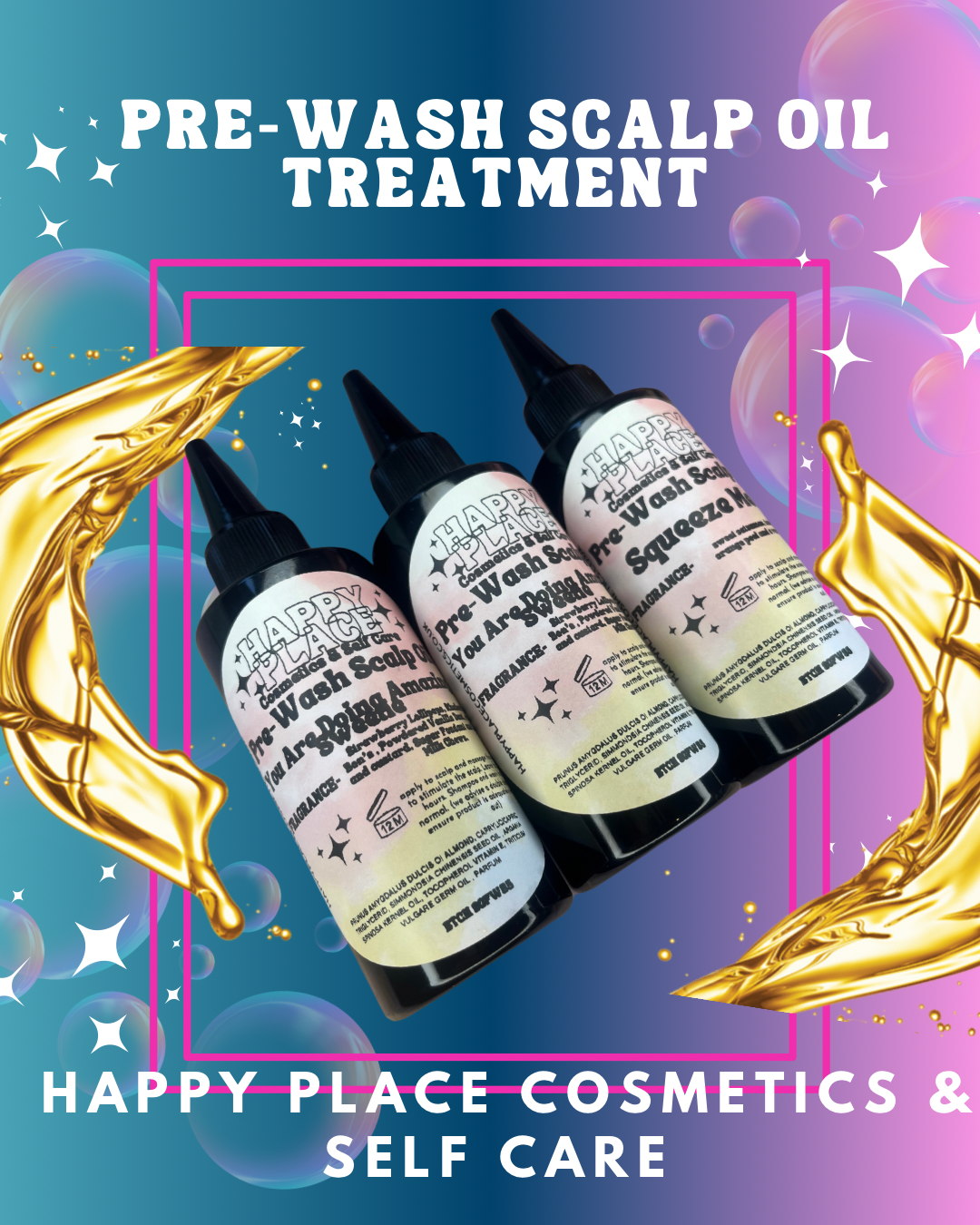 Pre Wash Scalp Oil- ‘Tingly Bits’