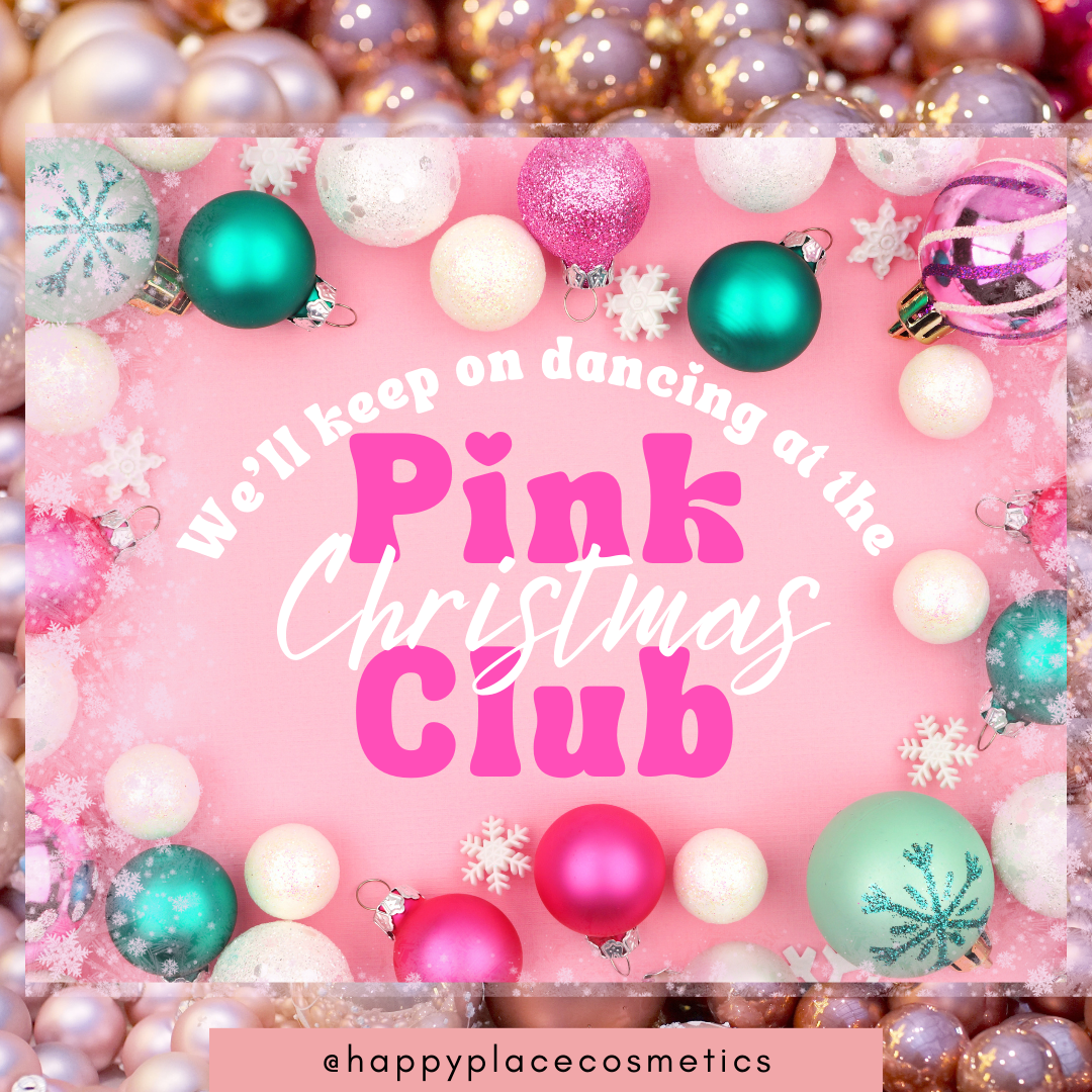 Happy Place Pink Christmas Club - Themed Self Care Box
