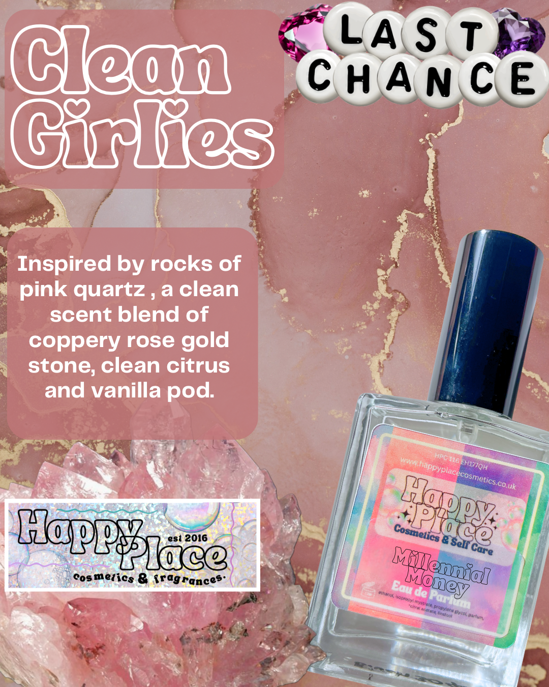 Clean Girlies - Happy Place Fragrance- Eau De Parfum