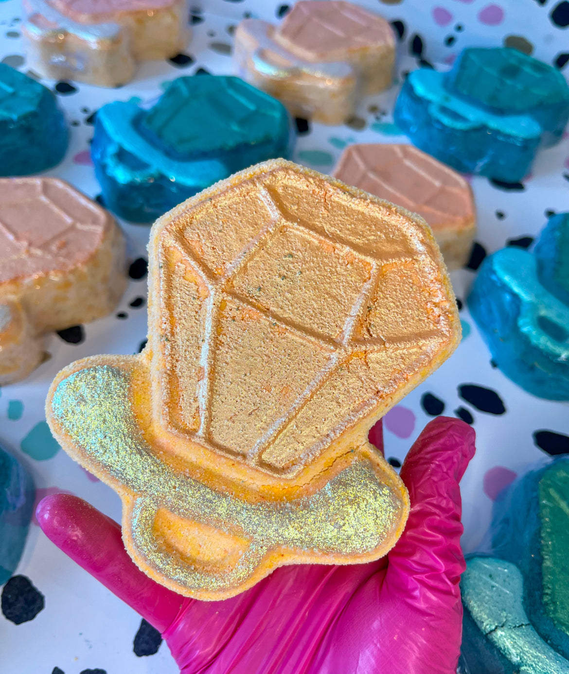 You Said I Must Eat So Many Lemons - Giant Ring Pop Bath Bomb