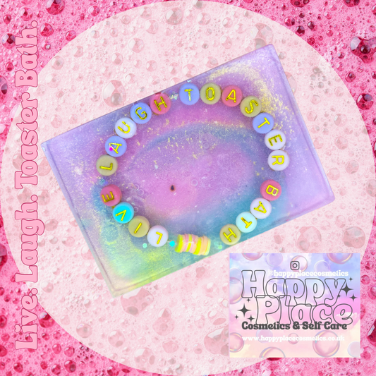 ‘Live. Laugh. Toaster. Bath’ Glycerin Soap Bar