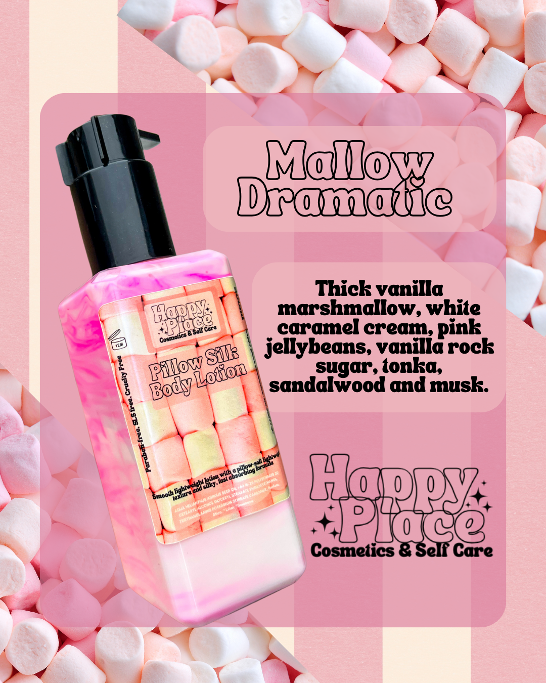 Pillow Silk Body Lotion - ‘Mallow Dramatic’