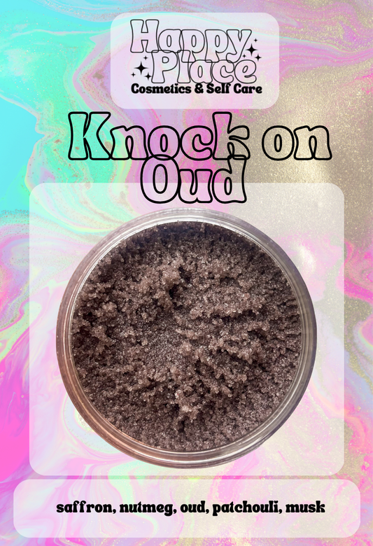 ‘Knock on Wood.’ Body Scrub
