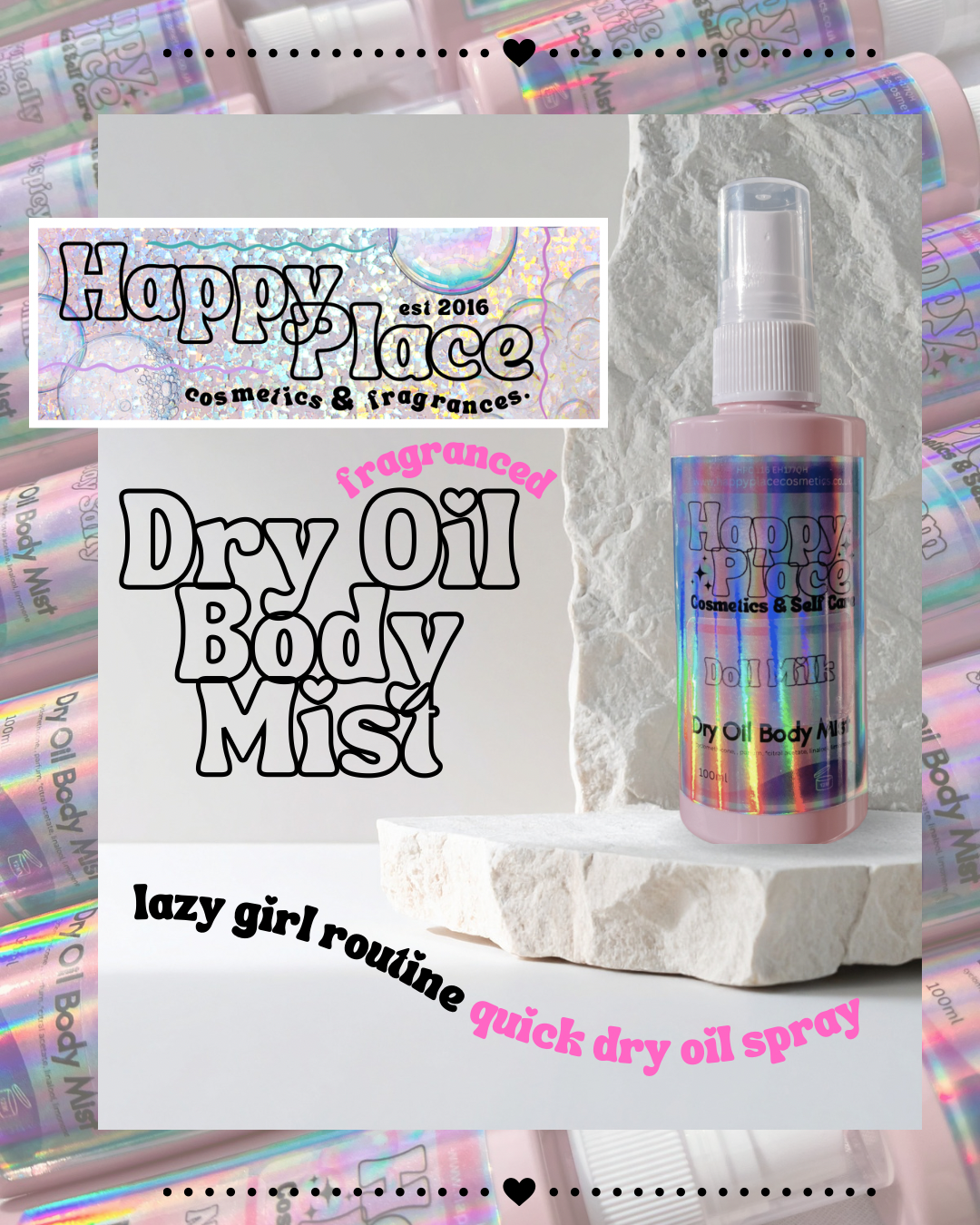 Dry Oil Body Moisturiser Mists