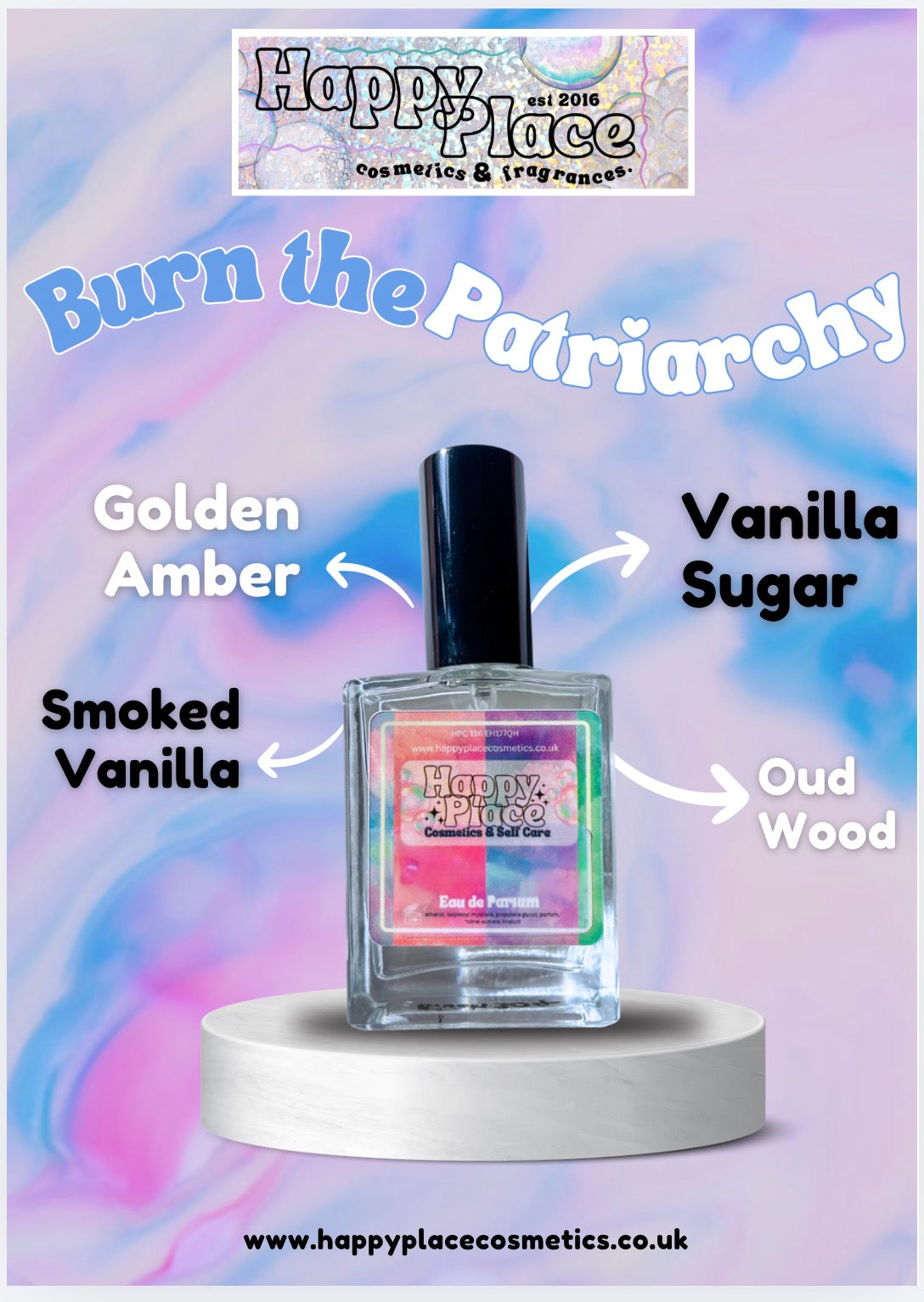 Burn The Patriarchy - Happy Place Fragrance- Eau De Parfum