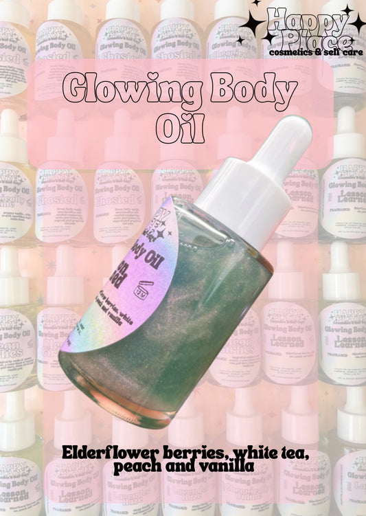 ‘Lesson Learned’ Glowing Body Oil