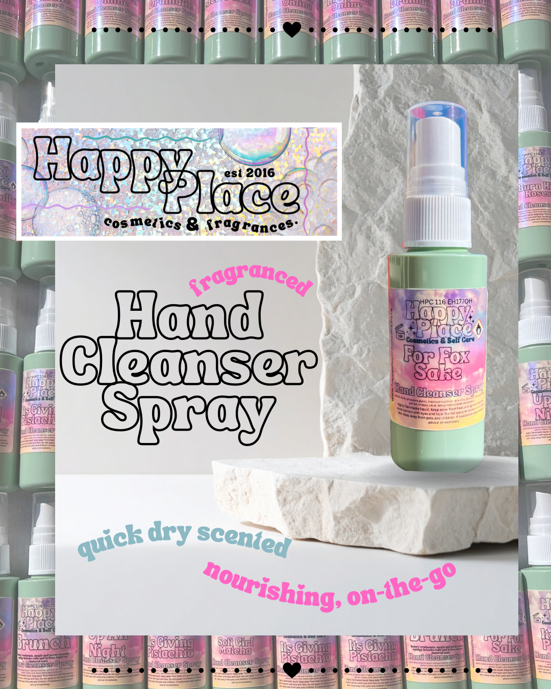 Scented Hand Cleanser Sprays