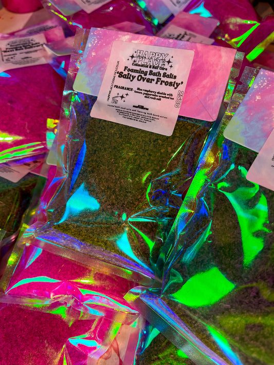 Foaming Crystal Bath Soak Salts ‘Salty Over Frosty’