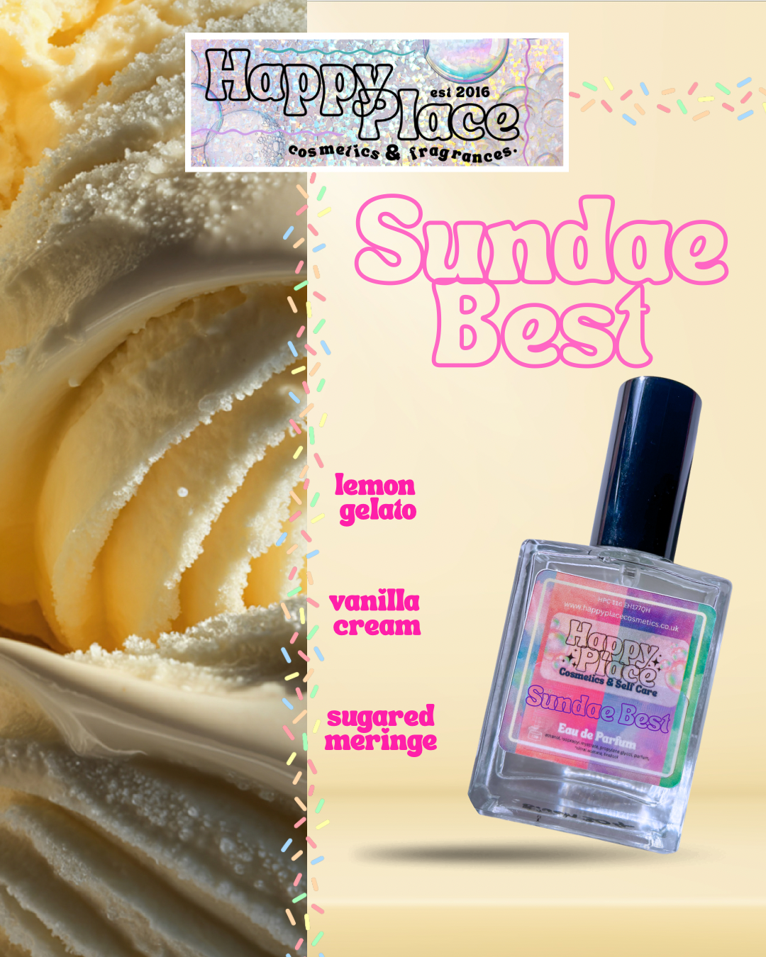 ‘Sundae Best’ Happy Place Fragrance- Eau De Parfum