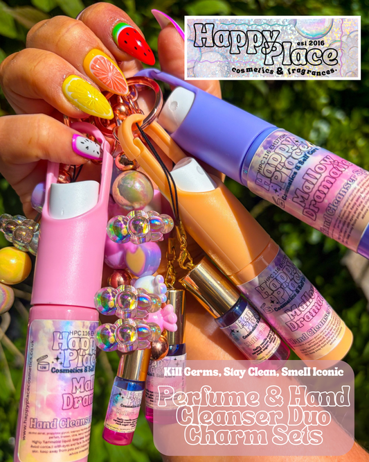 Limited Edition - Perfume & Hand Sanitiser Duo Charm Sets