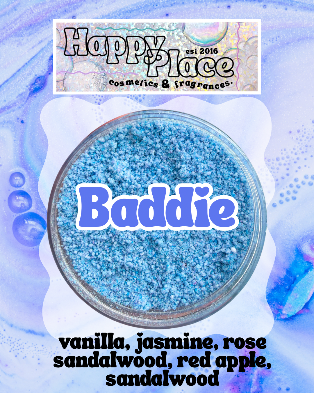‘Baddie’  Sprinkle Soak Bath Bomb Powder