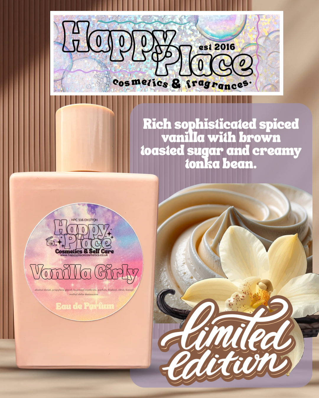100ml Vanilla Girly’ Eau De Parfum