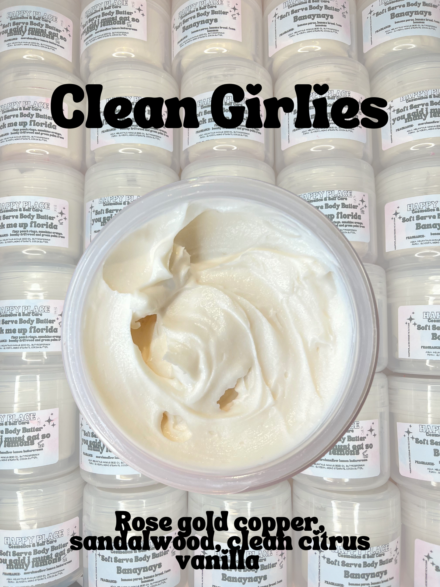 80g Soft Serve Body Butter- ‘Clean Girlies’