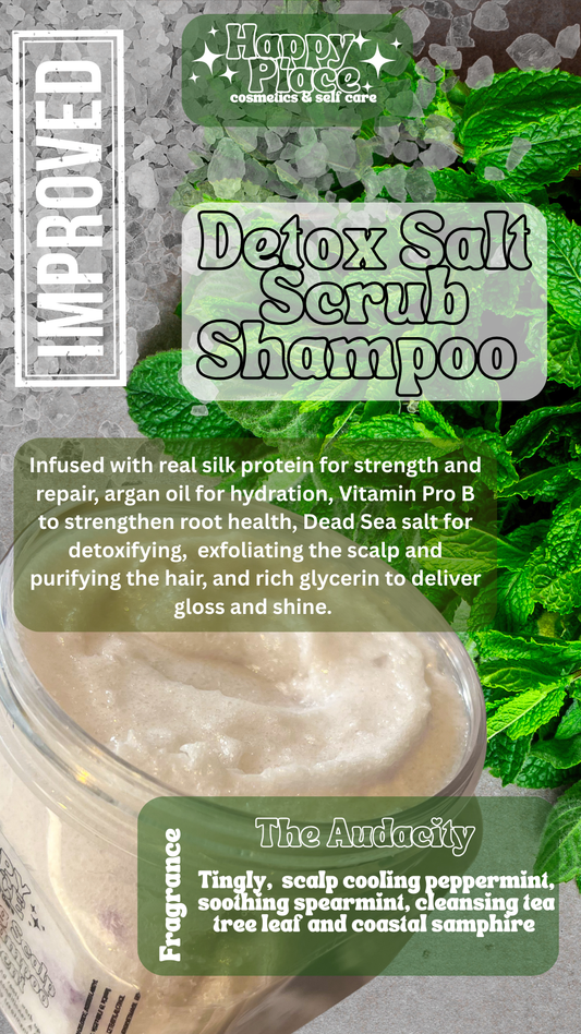 Detox Scalp & Hair Scrub Shampoo- The Audacityy