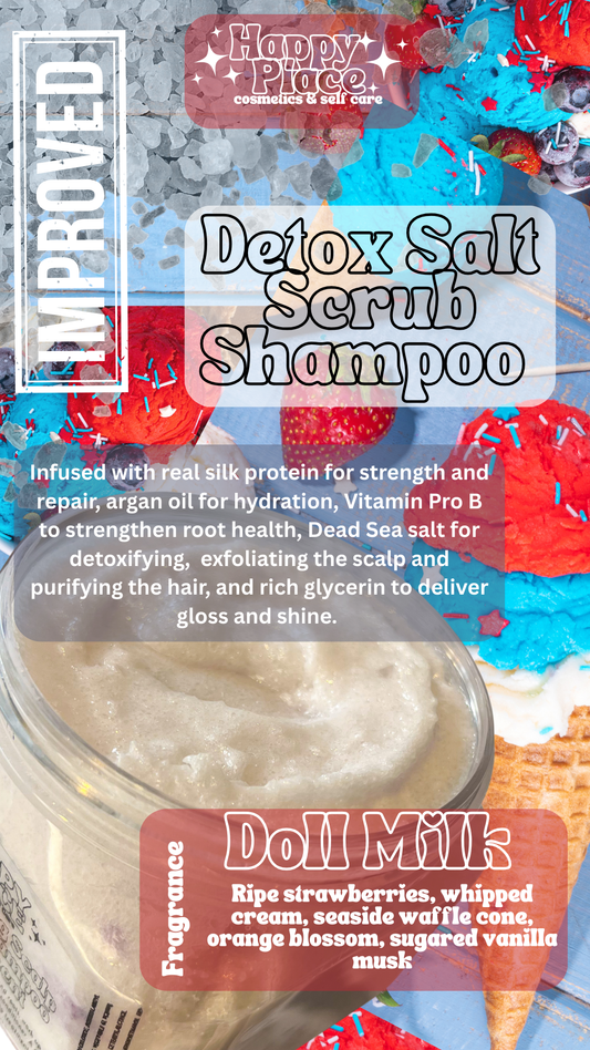 Detox Scalp & Hair Scrub Shampoo- Doll Milk