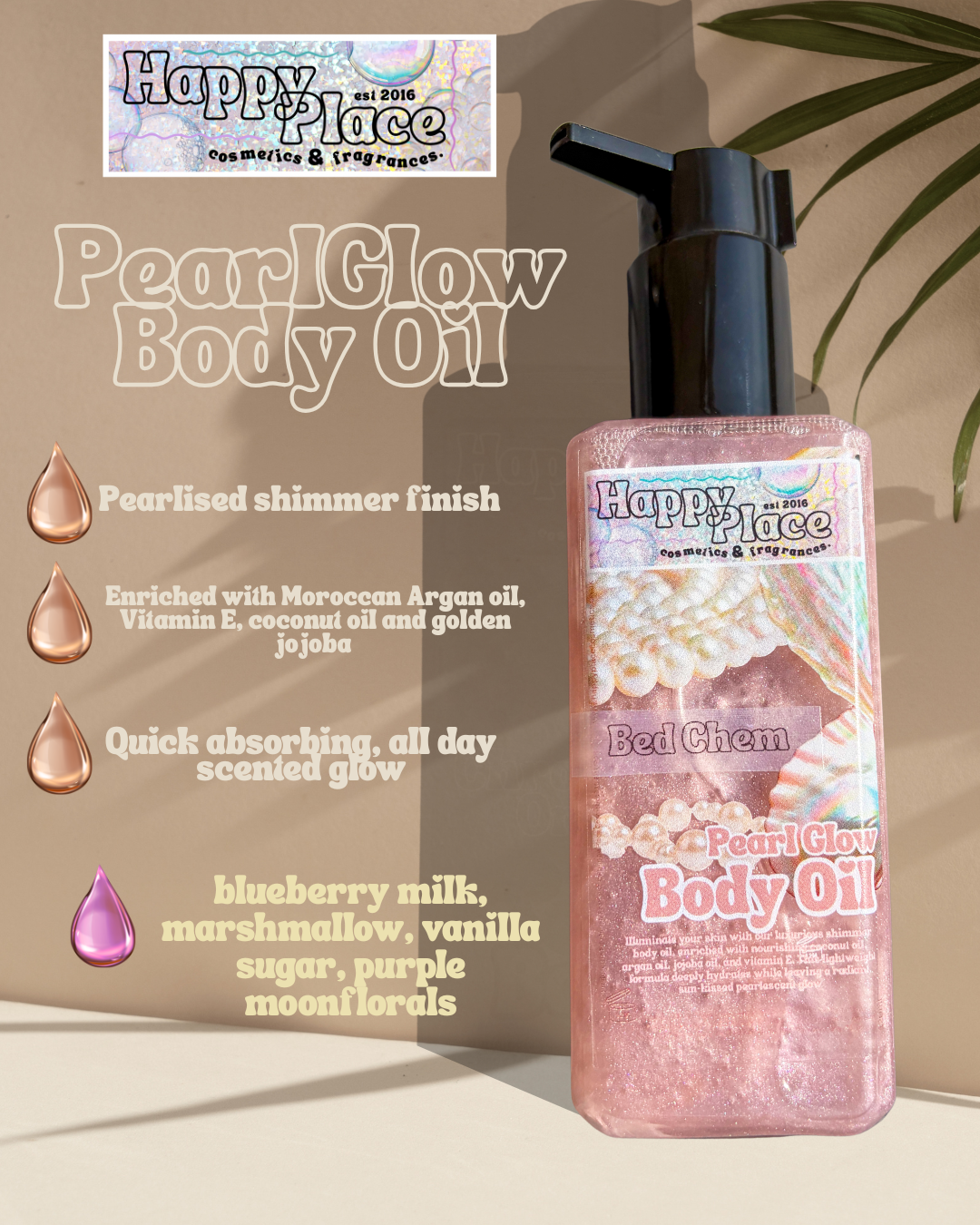 PearlGlow Body Oil- Bed Chem