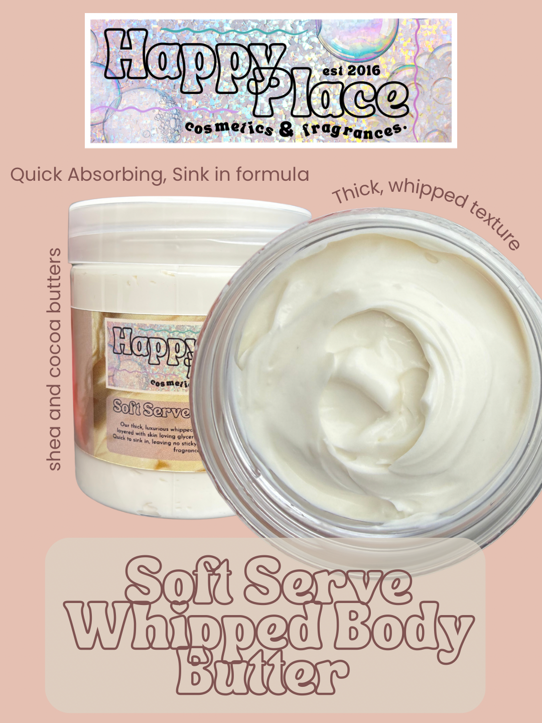 Soft Serve Body Butter- ‘Powdered Doll’