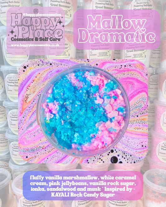 Mallow Dramatic Foaming Crystal Bath Salts