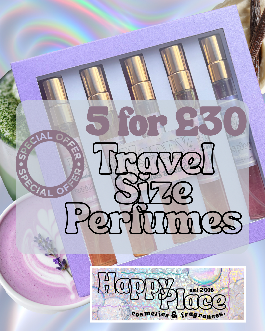 10ml Eau De Parfum - Mini Perfumes (all scents)