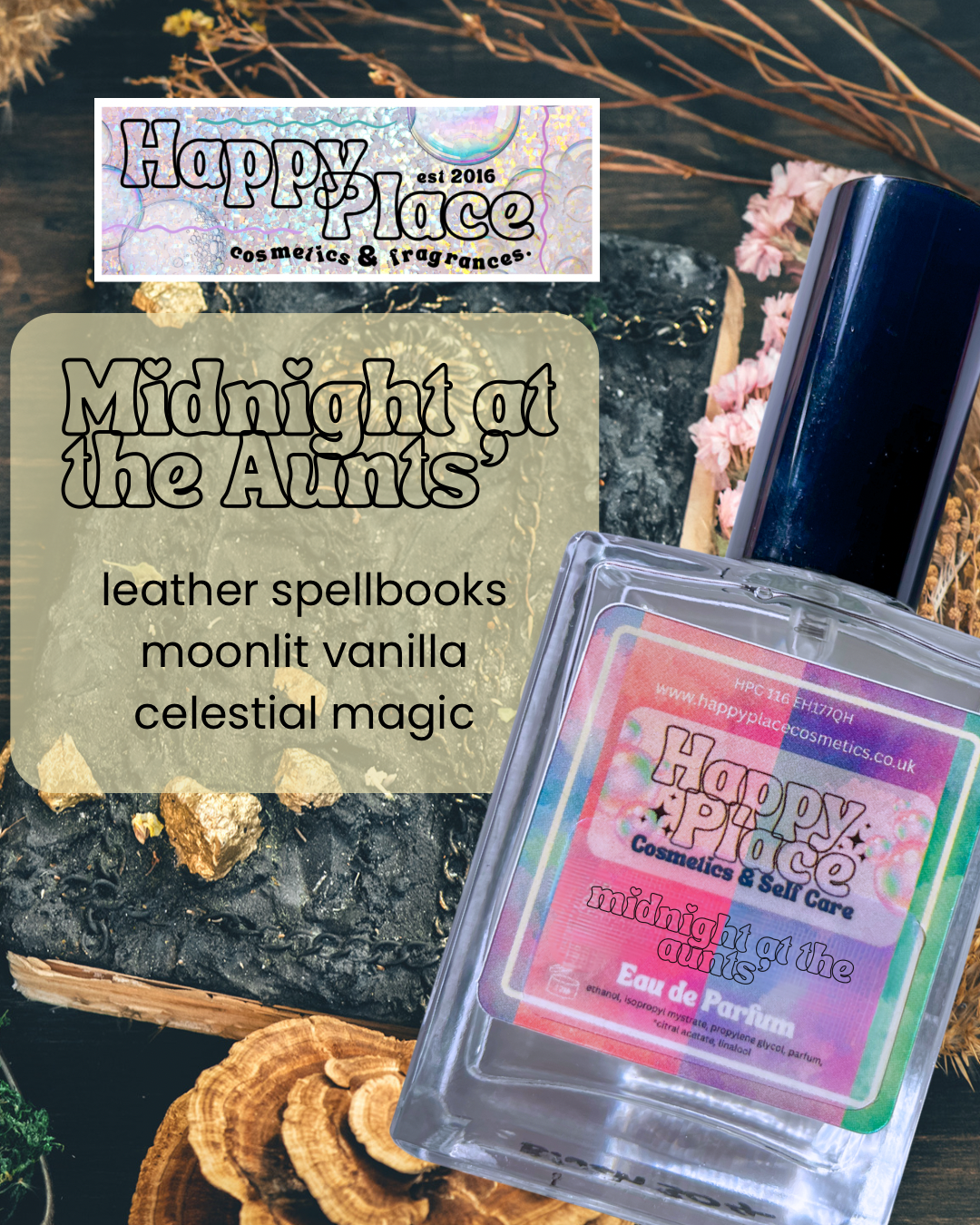Midnight at the Aunts’ - Happy Place Fragrance- Eau De Parfum