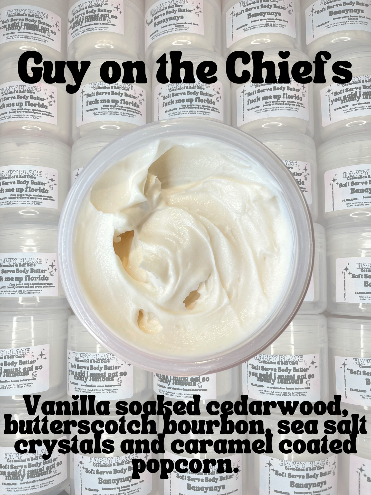 80g Soft Serve Body Butter- ‘Guy on the Chiefs’