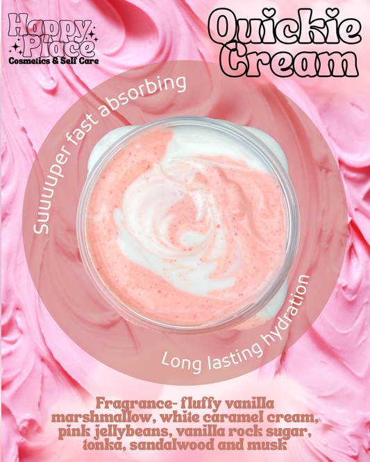 ‘Quickie Cream’ Face & Body Lotion- Mallow Dramatic 230g