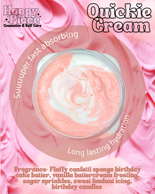 ‘Quickie Cream’ Face & Body Lotion- Birthday Suit 230g