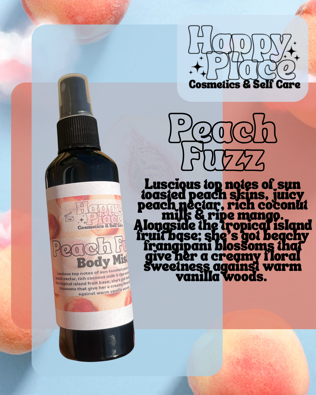 Peach Fuzz-  Body Mist