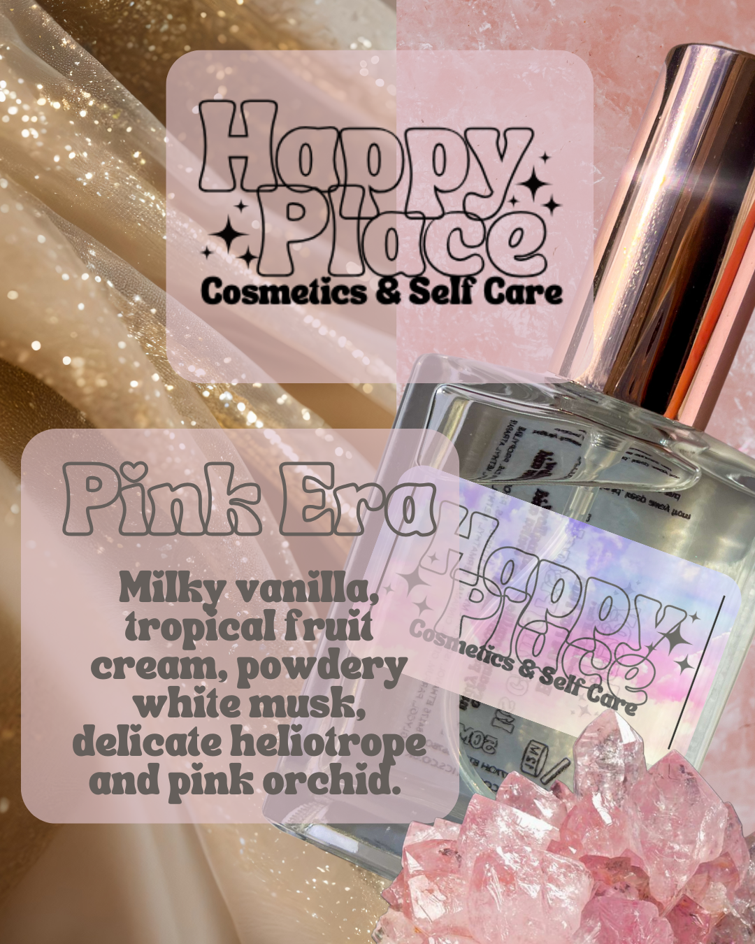 ‘Pink Era’ Happy Place Fragrance- Eau De Parfum Travel Size