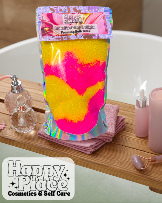 I’m a fucking delight- Foaming Crystal Bath Salts 400g