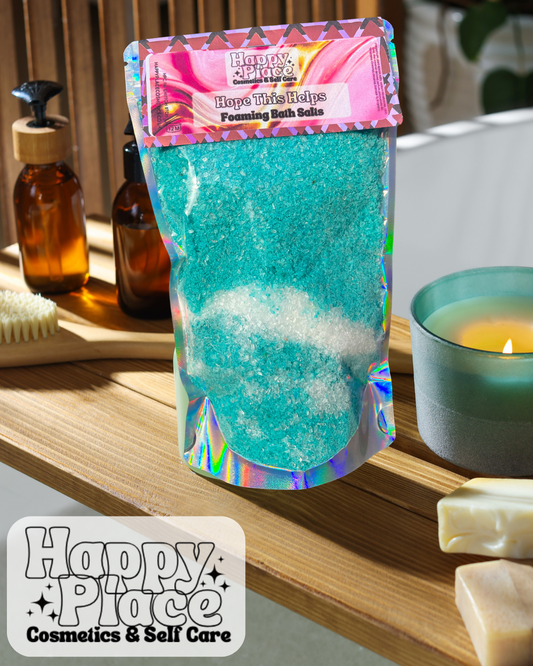 Hope This Helps- Foaming Crystal Bath Salts 400g