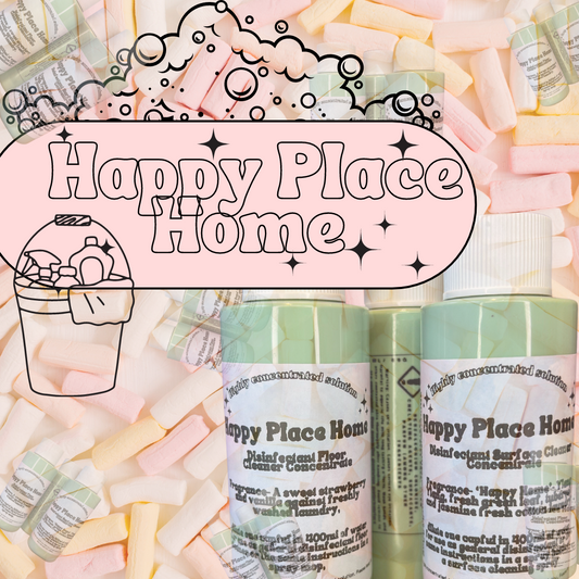 ‘Happy Home’ Happy Place Disinfectant Surface Cleaning Concentrate 65g