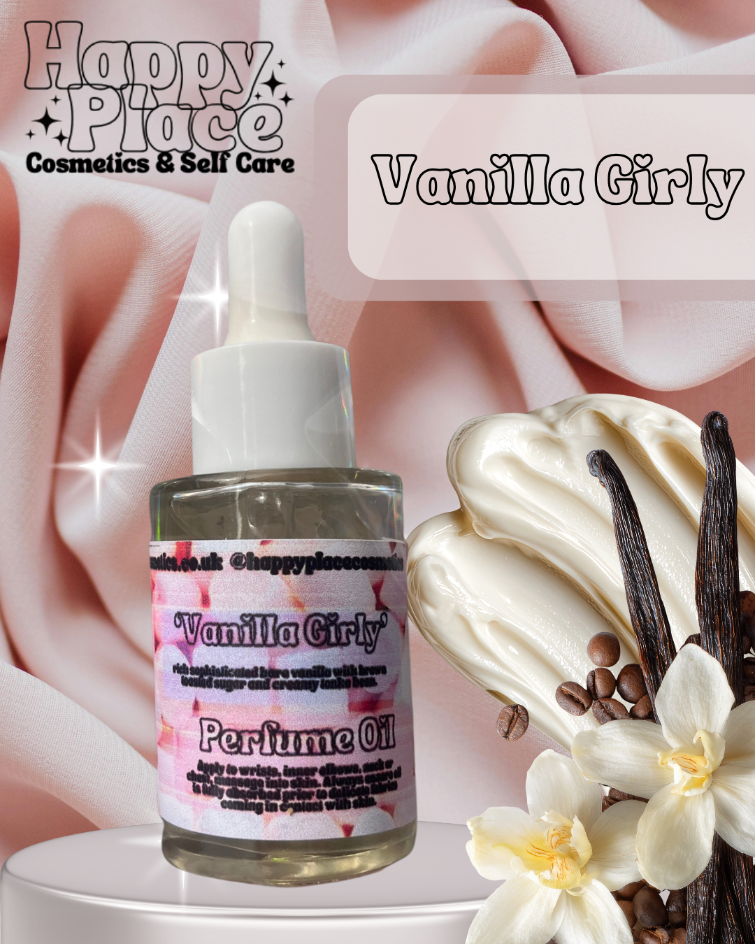 30ml Vanilla Girly- Eau Parfum Oil